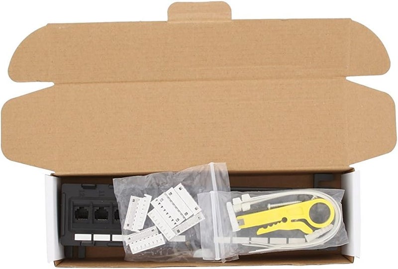 Networx Wallmount 12 Port Network Patch Panel (Cat6 Patch Panel / RJ45 Patch Panel) for Gigabit Network Switch, 10-Gigabit CAT 6 Compatible - Image 4